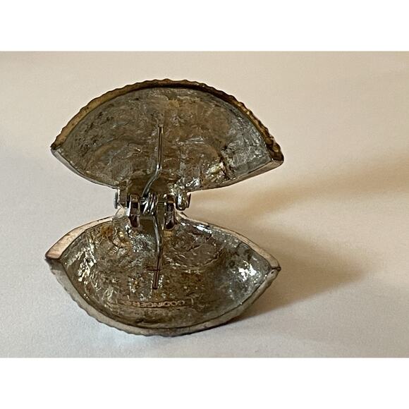 Antique Silver Plated Menu Holder set of 6 Place Marker Elldee French German - Picture 6 of 15